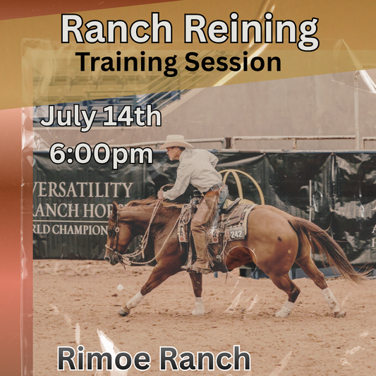 July 14th Ranch Reining