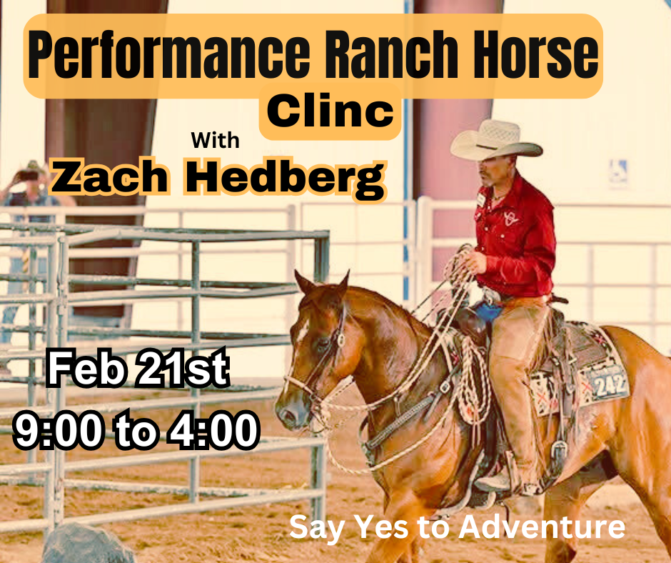 Performance Ranch Horse Clinic in Loyal, WI Feb 21