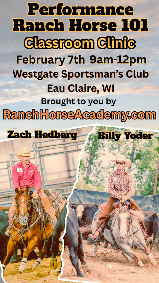 Ranch Horse Academy classroom clinic February 7th