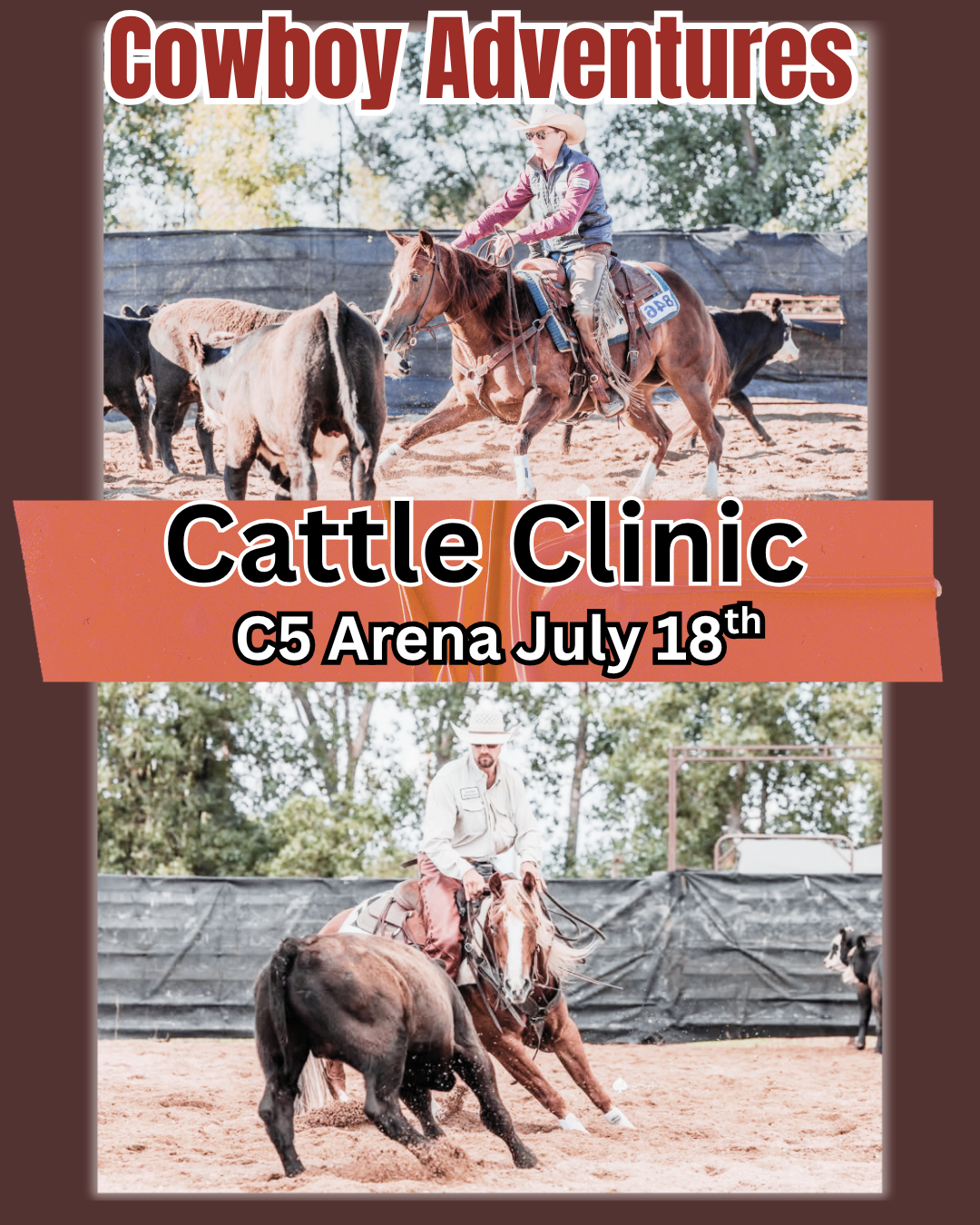 July 18th Cow Work 1p-4p C5 Arena Decorah, Iowa