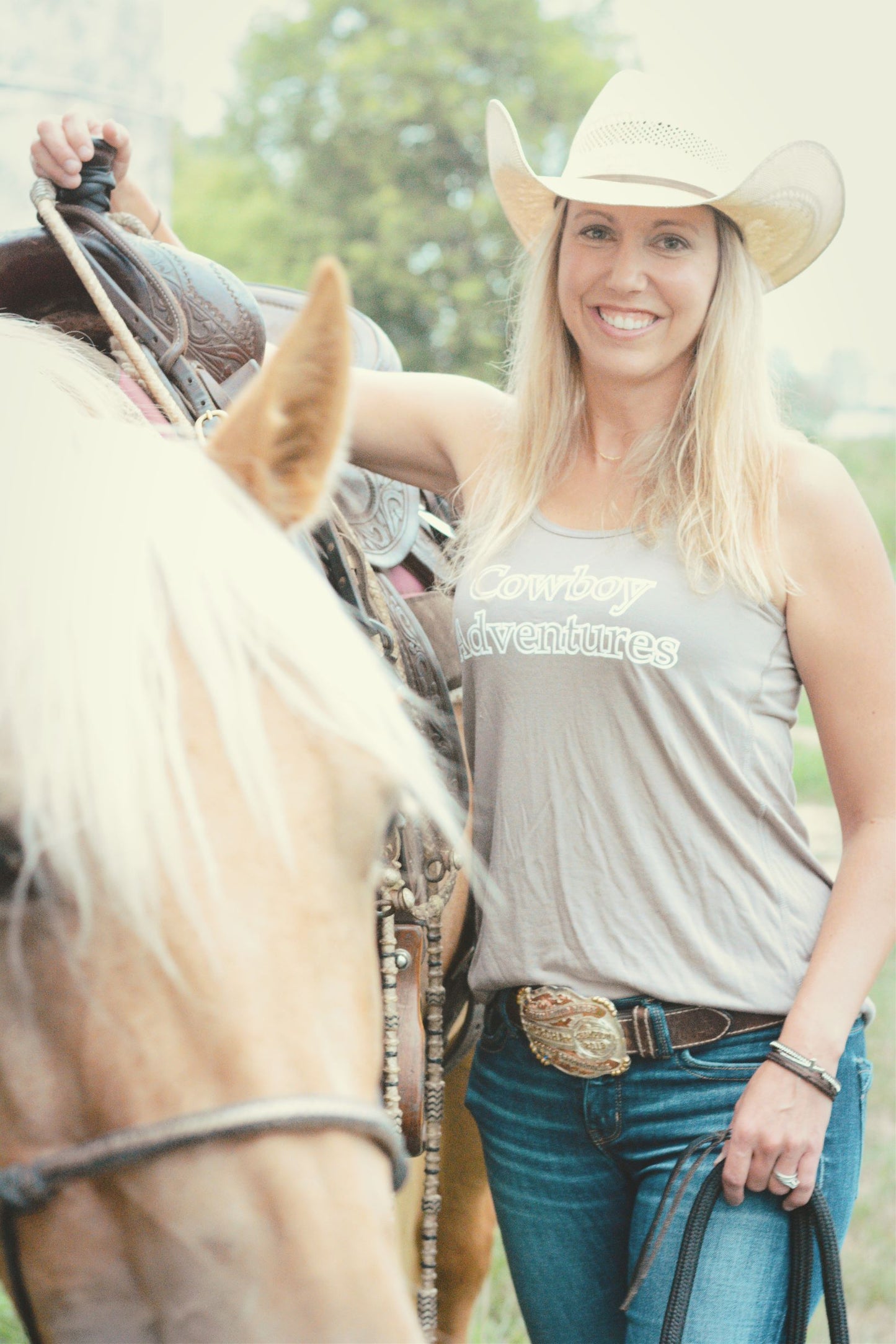Tan CA Tank - Women's