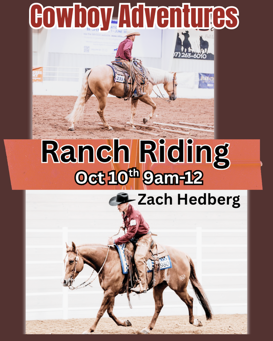 October 10th Ranch Riding AM clinic D2 Ranch & Arena Menomonie, WI